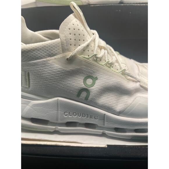 ON Running Brand Cloud Cloudnova 2 Undyed White/Green  Men’s 7.5 Shoes main image 2